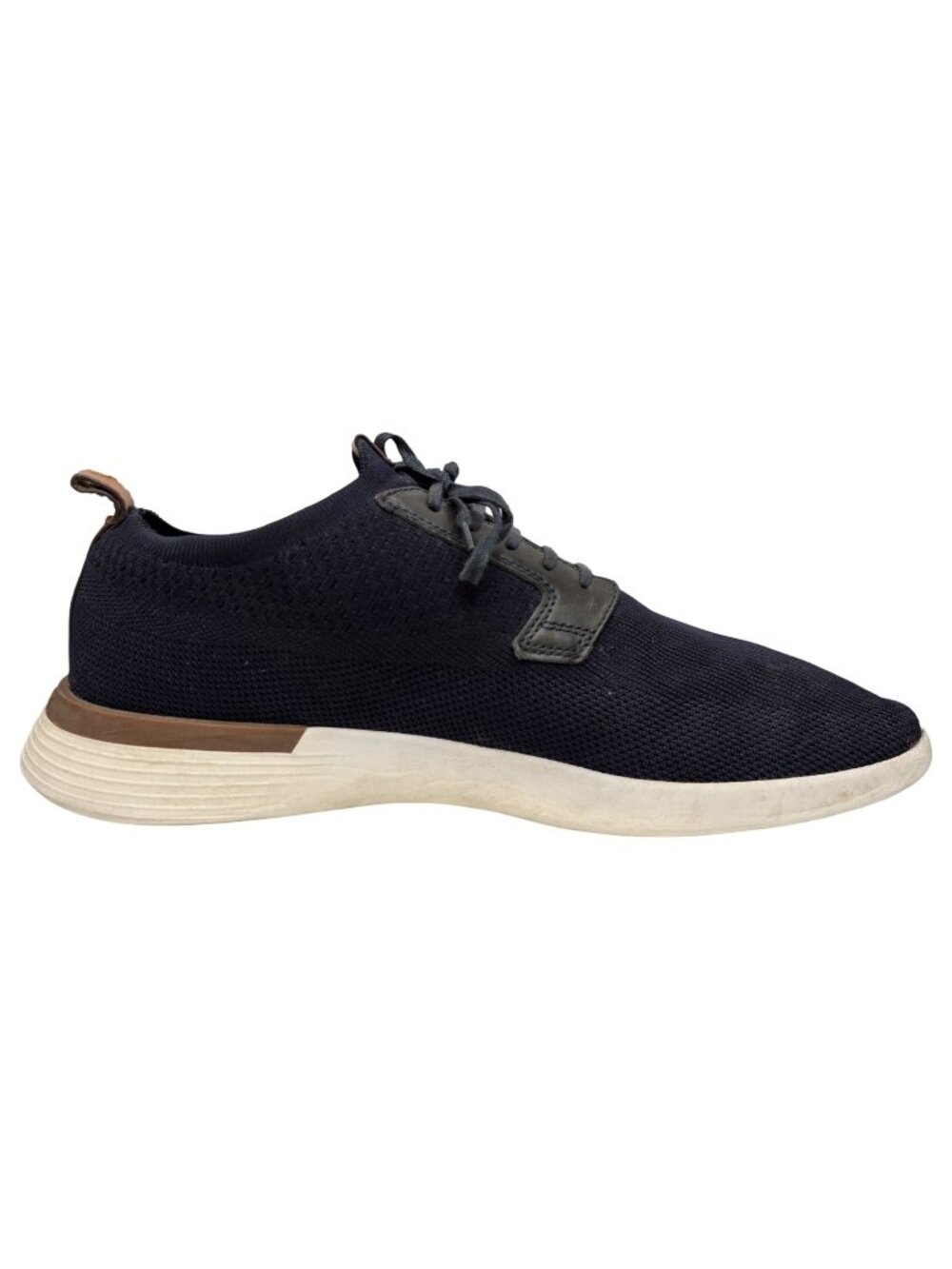 Wolf & Shepherd SwiftKnit Derby Shoes Mens Navy Blue Hybrid Sneakers Size 11